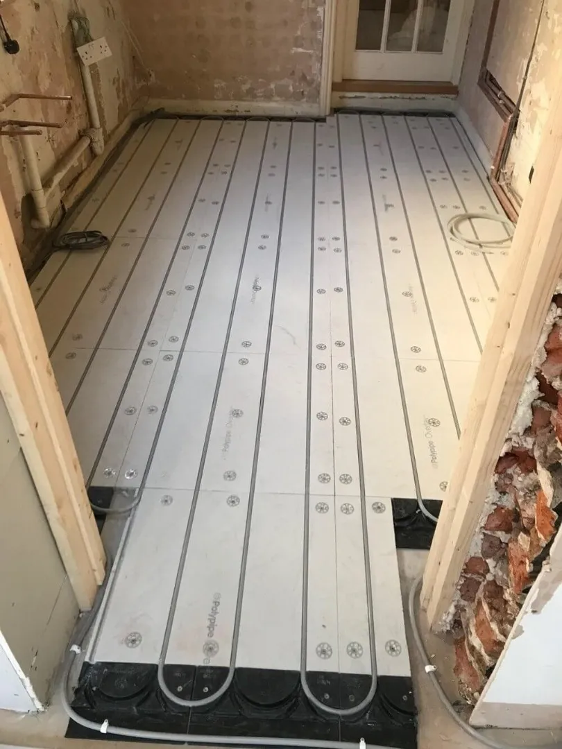 Underfloor Heating project photograph 2 by Carters Plumbing & Heating