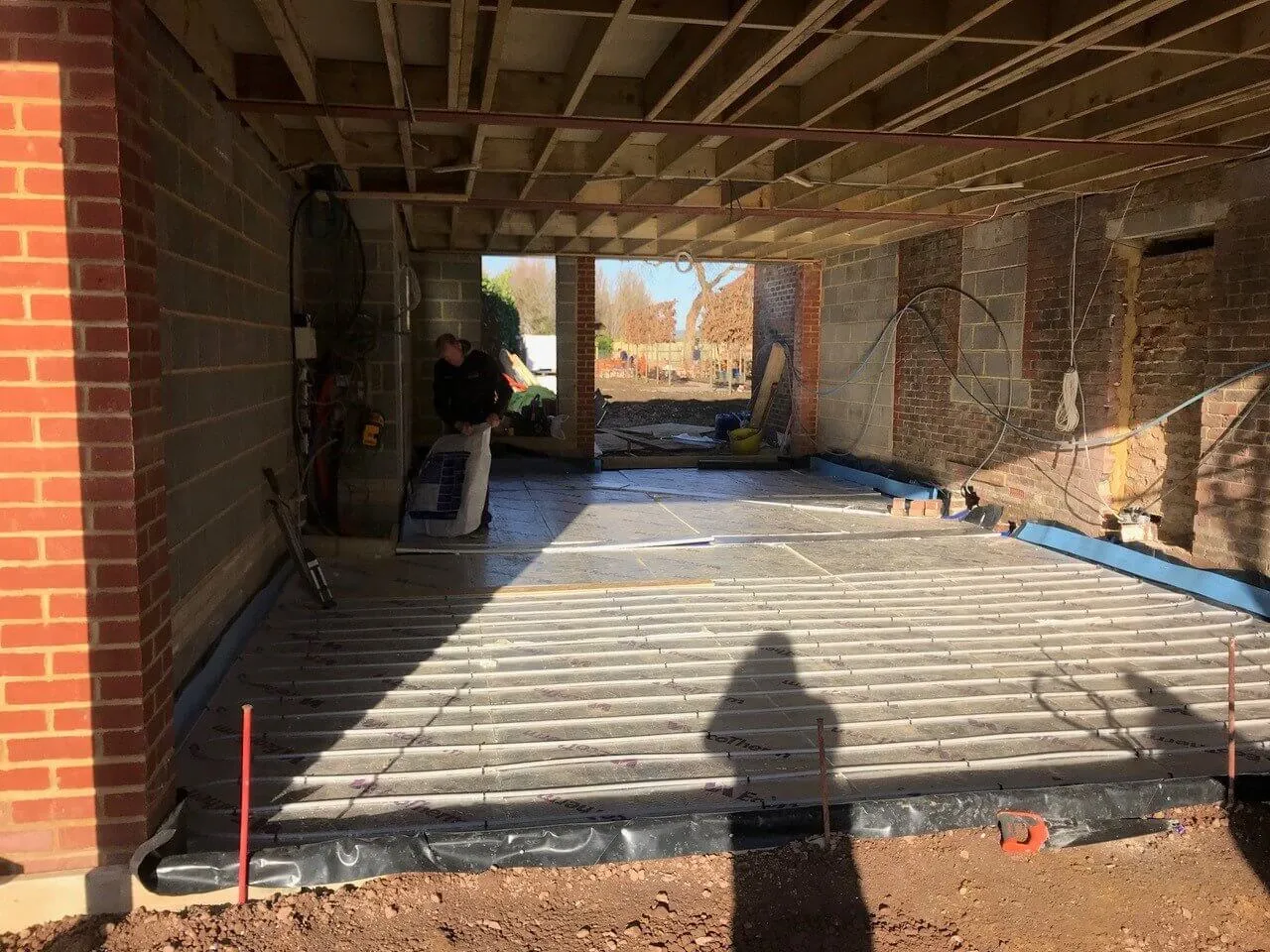 Underfloor Heating project photograph 5 by Carters Plumbing & Heating